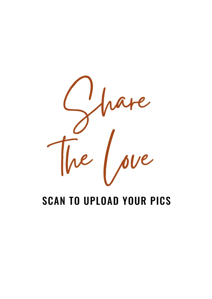 Free wedding QR code sign design 4
