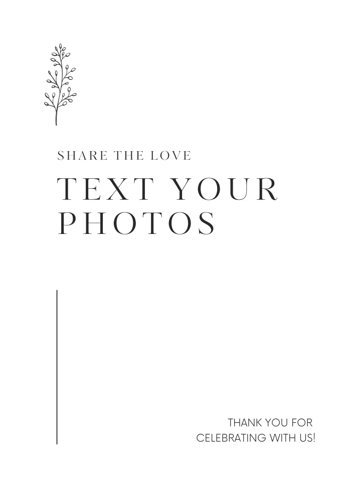 Free wedding sign design 5